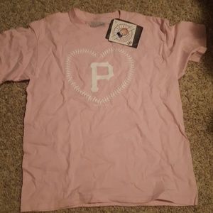 Breast cancer awareness pirates shirt